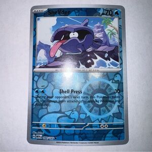 Pokémon  151 - Shellder 090/165  - Reverse Holo - NM/M